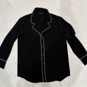 Banana Republic Black Button Up